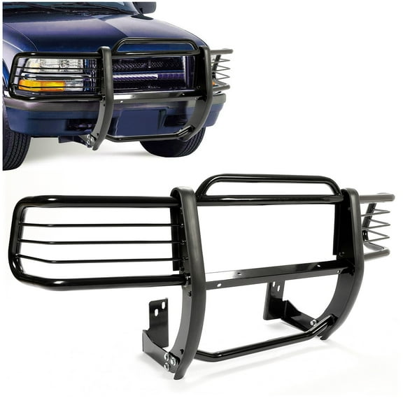 Fits 1998-2004 Chevy Chevrolet S-10 Blazer-S Jimmy Envoy Black Grill Brush Guard