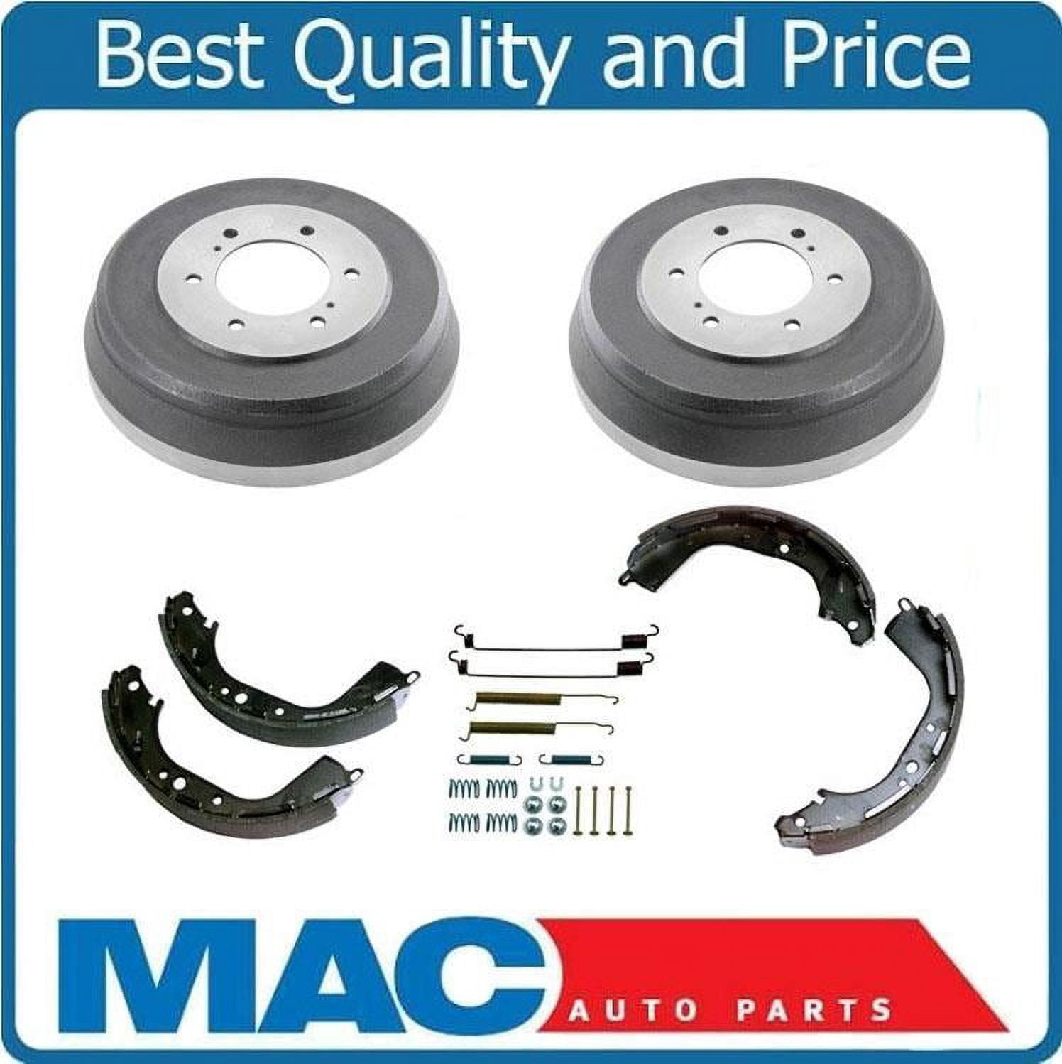 Fits 1998-2004 Nissan Frontier 2.4L Rear Wheel Drive Rear Brake Drums ...