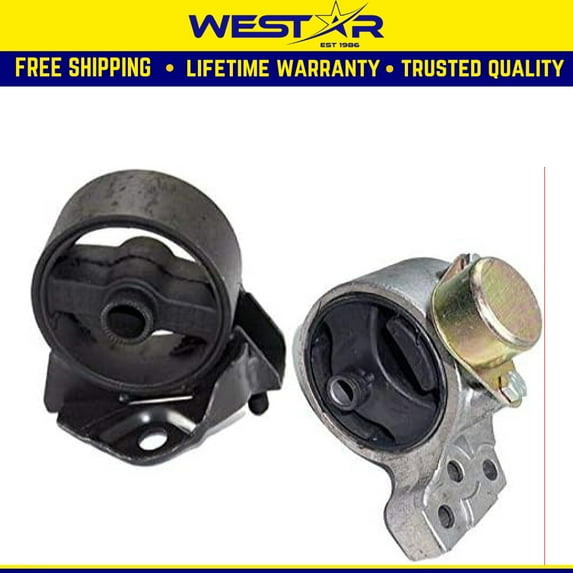 Fits 1999-2000 Hyundai Elantra 2.0L MANUAL Trans Front & F. Right Motor Mount 2PCS : A6147, A6169
