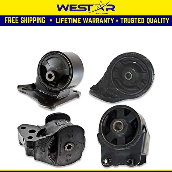 Fits 1999-2001 Hyundai Sonata 2.4L AUTO Engine Motor & Trans Mount Set 4pc : A7100 A6108 A7106 A6101