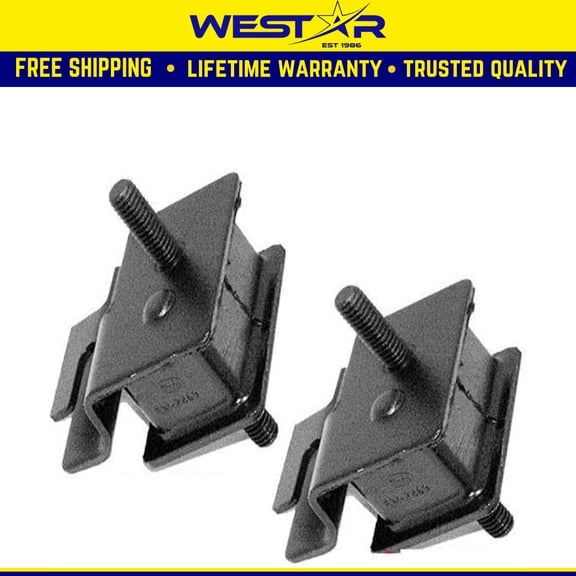 Fits 1999-2003 Dodge Ram 1500/2500/3500 VAN 3.9L/5.2L/5.9L Front L & R Motor Mount 2PCS
