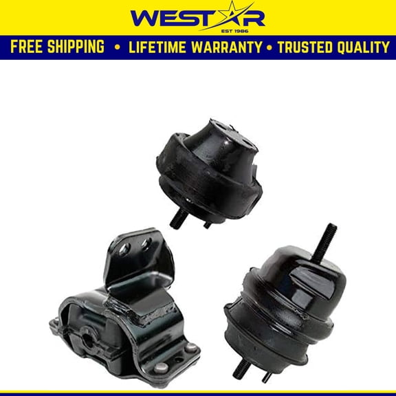 Fits 1999-2003 Ford Windstar 3.8L Engine Motor & Trans Mount Set 3pcs
