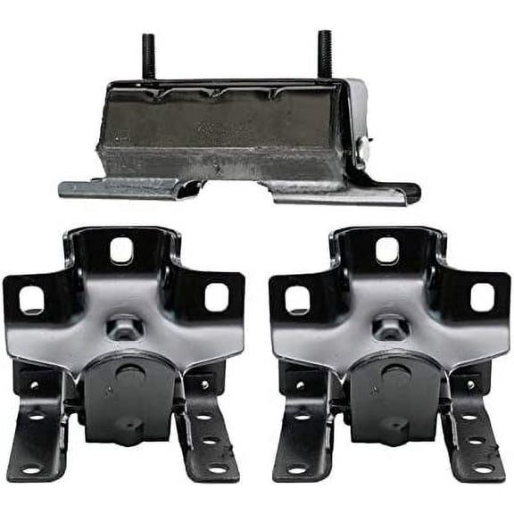 Fits 1999-2007 Chevrolet Silverado 1500 4.8L 5.3L 6.0L 4WD Motor & Trans Mount 3pcs