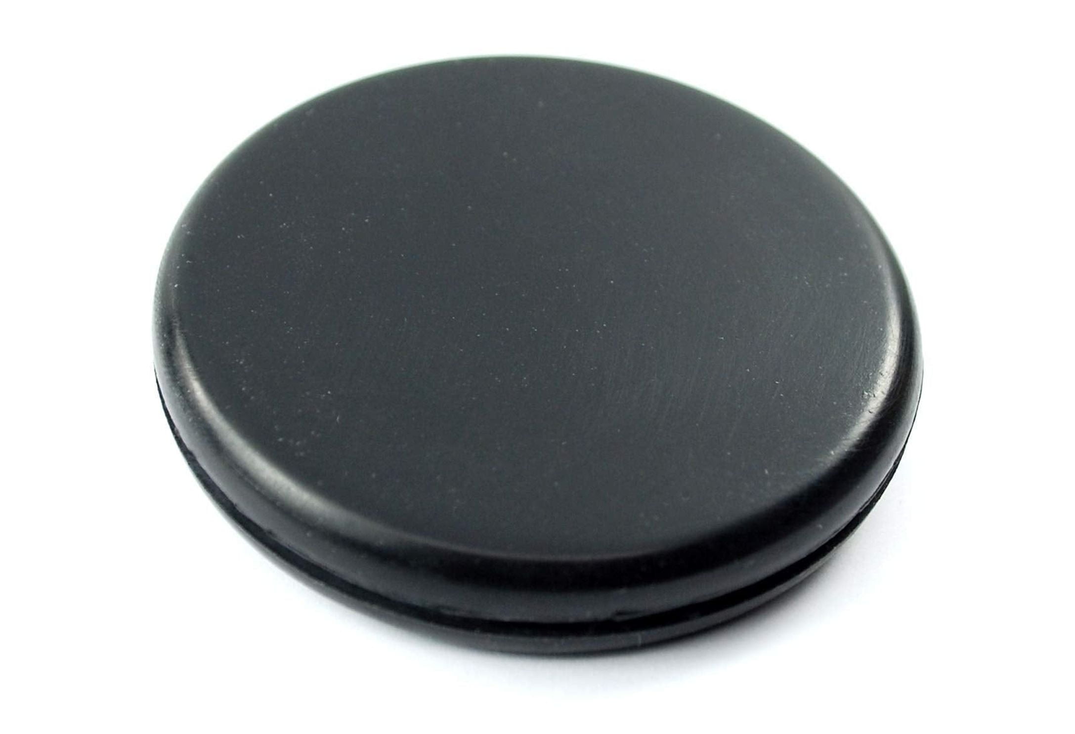 Fits 2" Hole - 2 3/8" Diameter - 7/16" Height - 1/16" Panel Thickness - Push-in Panel Plug Grommet Without a Hole Rubber Plug (24)