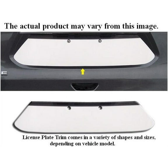 Fits 2000-2005  CHEVROLET IMPALA 4-door -Stainless Steel License Plate Bezel