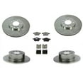 thumbnail image 1 of Fits 2000-2005 Saturn L100 L200 Front & Rear Rotors & Ceramic Brake Pads, 1 of 6