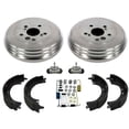 thumbnail image 1 of Fits 2001-2002 Toyota Rav4 Rear Brake Drum Drums Shoes Kit Wheel Cylinders, 1 of 6