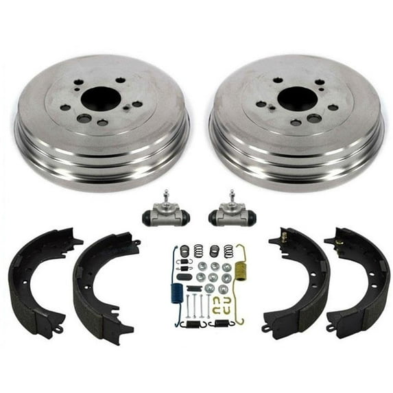 Fits 2001-2002 Toyota Rav4 Rear Brake Drum Drums Shoes Kit Wheel Cylinders