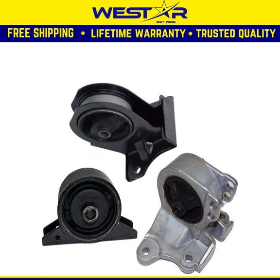 Fits 2001-2005 Dodge Stratus 2.4L Coupe Engine & Trans Mount for Auto 3PCS