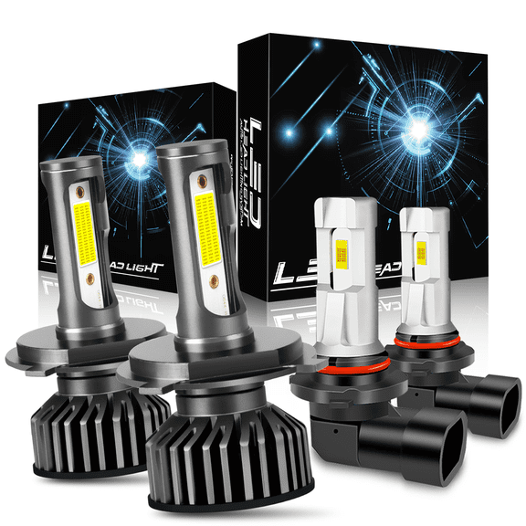 Fits 2001-2005 Toyota RAV4 LED Headlights Bulb 9003 High Low Beam 9006 Fog Light Set