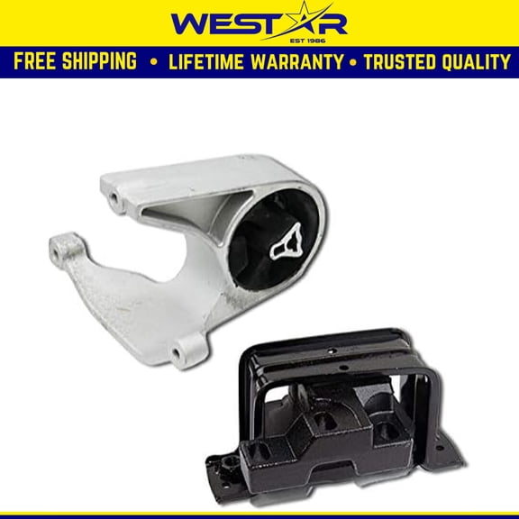 Fits 2001-2006 Chrysler Sebring Except Coupe 2.4L 2.7L Motor Mount Set 2pcs