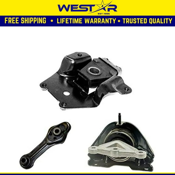 Fits 2002-2005 Chevrolet Cavalier/Sunfire 2.2L DOHC AUTO Motor & Transmission Mount Set 3pcs