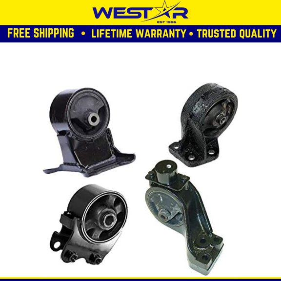 Fits 2002-2005 Hyundai Sonata 2.7L w/MANUAL Trans. Motor & Trans Mount Set : A7129, A6109, A7106, A7122