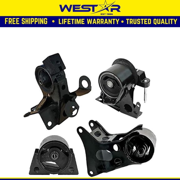 Fits 2002-2006 Nissan Sentra 2.5L MANUAL Engine Motor & Trans Mount Set 4pc : A4313, A4329, A4326, A7390