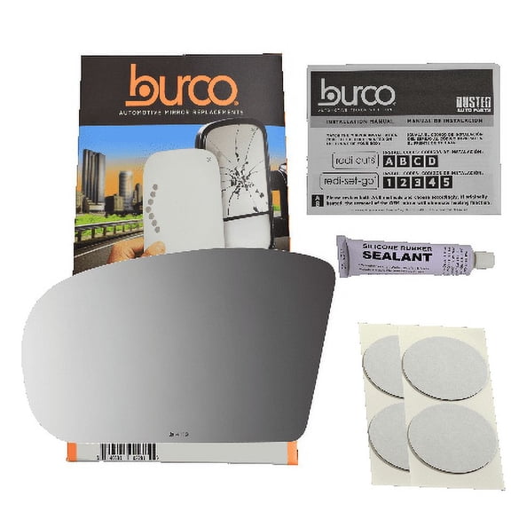 Fits 2002-2007 MB C Class Left Driver Mirror Glass Lens w/Adhesive USAFits Heated Mirror Models Without Auto Dimming Feature. Non Heated Direct fit Over. See Details