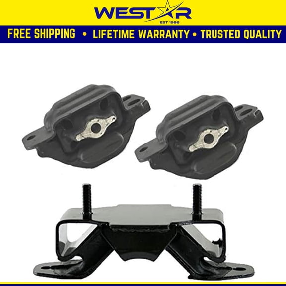 Fits 2003-2004 Dodge Ram 2500 5.7L 4WD Engine Motor&Trans Mount Set 3 pc