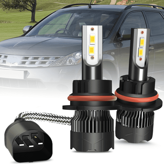 Fits 2003-2008 Nissan Murano LED Headlights Bulb 9007 High Low Beam Replace Kit 6000K White