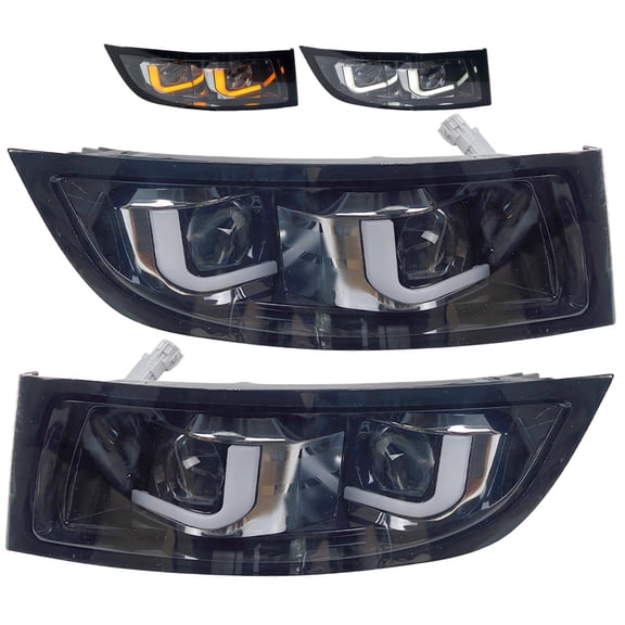 Fits 2003-2009 Lexus GX470 LED Fog Light Lamps Assembly DRL Left Right Replacement LED Fog Lights Driving Lamps For 2003-2009 Lexus GX470 PAIR