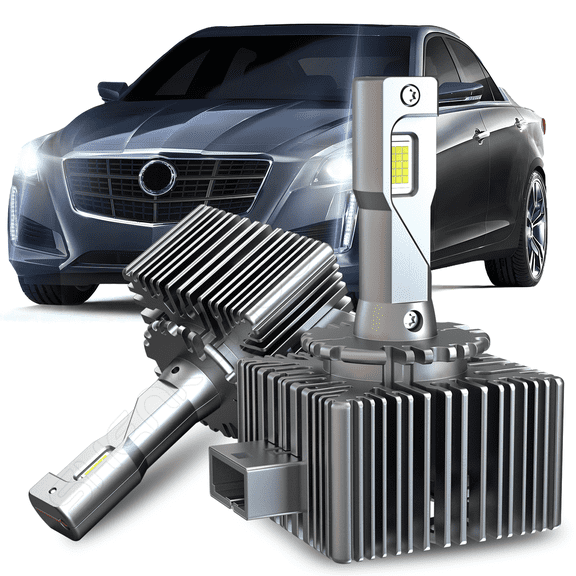 Fits 2003-2015 Cadillac CTS Headlights Bulb D1S High Low Beam HID Replacement Kit