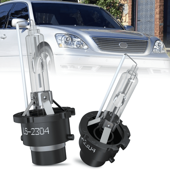 Fits 2004-2006 Lexus LS430 Headlights Bulb Low Beam D2S Xenon Headlamp 6000K White