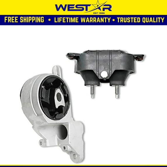 Fits 2004-2008 Chevrolet Malibu/Pontiac G6 / Saturn Aura 3.5L Trans Mount SET 2PCS