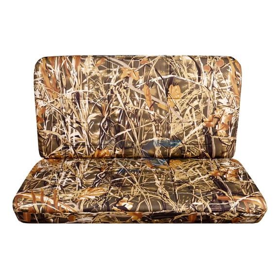 Fits 2004-2008 Ford F-150 Camo Rear Seat Covers:Wetland