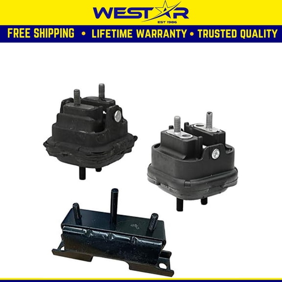 Fits 2004-2009 Buick Rainier Isuzu Ascender Saab 9-7x, 5.3L Motor & Trans Mount