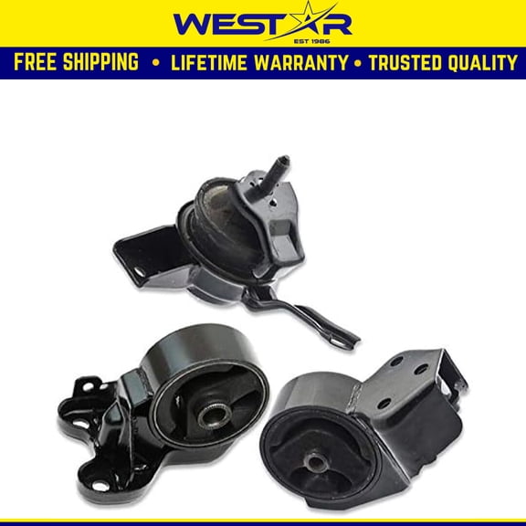 Fits 2004-2009 Kia Spectra / Spectra5 2.0L MANUAL Engine Motor Mount Set 3pcs : A7139 A7144 A7179