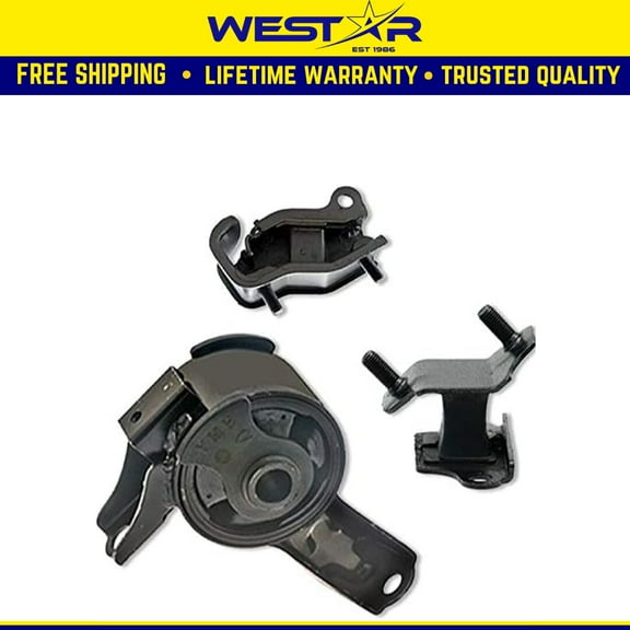 Fits 2005-2006 Honda Odyssey 3.5L i-VTEC AUTO Front RT Motor & Trans Mount 3pcs : A4555 A6582 A4559