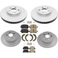 thumbnail image 1 of Fits 2005-2010 Scion TC Front & Rear Brake Rotors and Ceramic Brake Pads Shoes, 1 of 11
