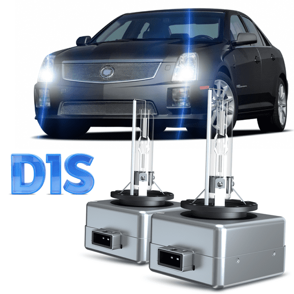 Fits 2005-2011 Cadillac STS V8 HID Headlight Bulbs D1S Low Beam Replacement Kit 2pcs
