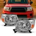 thumbnail image 1 of AKKON - For 2005-2011 Toyota Tacoma Pickup Truck OE Replacement Chrome Headlights Driver/Passenger Head Lamps, 1 of 5