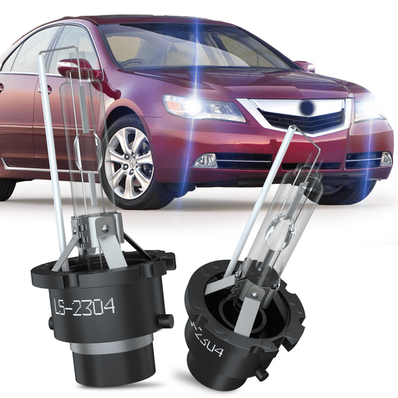 Fits 2005-2012 Acura RL Headlights Bulb D2S Xenon Low Beam Set 6000K White