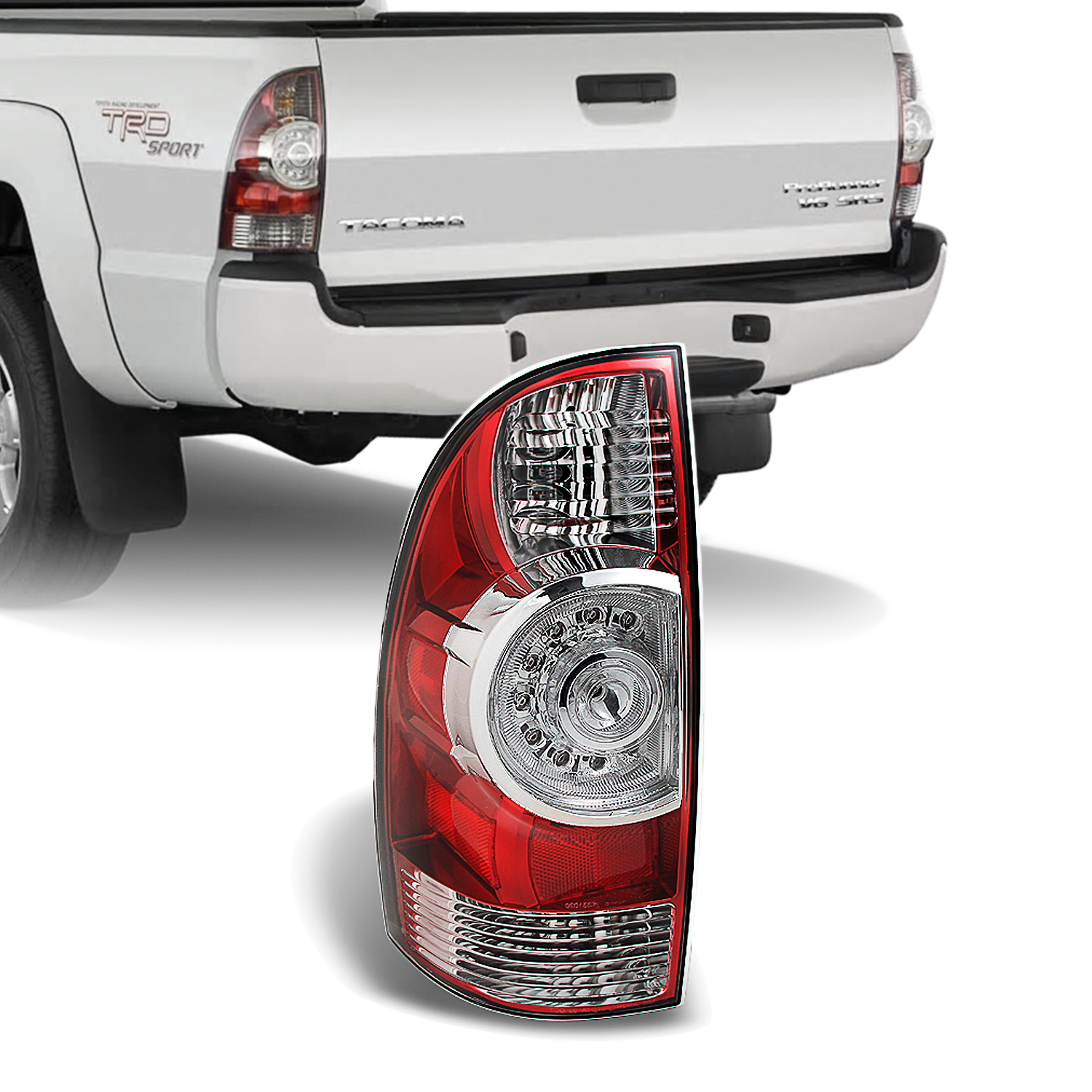 New CAPA Certified Standard Replacement Driver Side Tail Light Assembly, Fits 20172019 Toyota