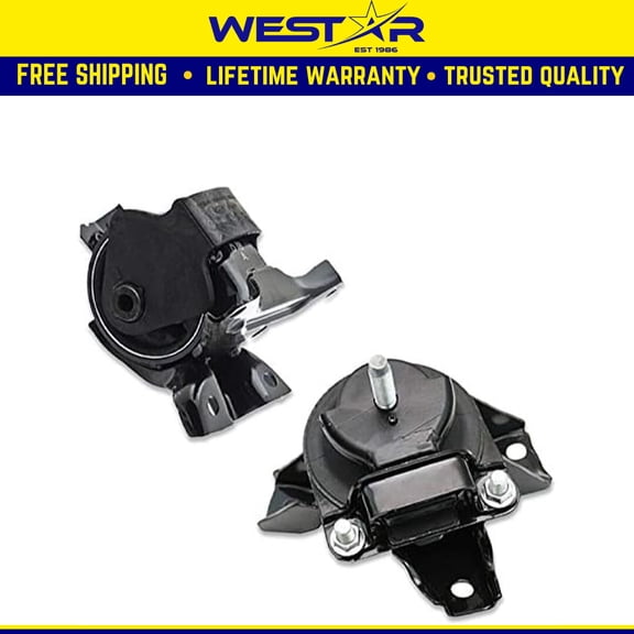 Fits 2006-2008 Hyundai Azera 3.3L 3.8L Front Low Motor & Trans Mount 2pcs : A7147 A7171