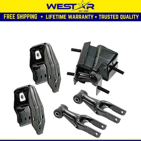 Fits 2006-2009 Chevrolet Impala/ 2006-2007 Monte Carlo 5.3L Engine Motor Mount 5pcs