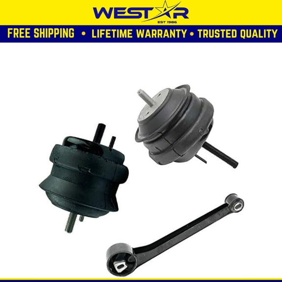 Fits 2006-2011 Buick Lucerne 4.6L/Cadillac DTS Engine Motor Mount Set 3pc