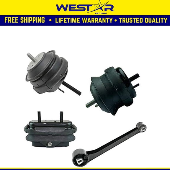 Fits 2006-2011 Buick Lucerne 4.6L/Cadillac DTS Motor & Trans Mount Set 4pc