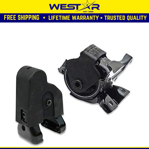 Fits 2006-2011 Hyundai Azera 3.3L 3.8L Rear Motor & Trans Mount Set 2pcs : A7153 A7171
