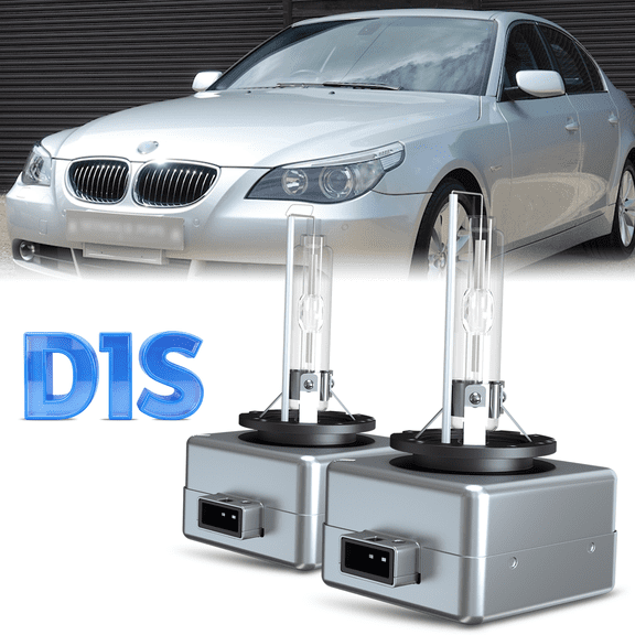 Fits 2006-2013 BMW 530i HID Headlight Bulbs D1S Low Beam Xenon Light Replacement Kit 2pcs