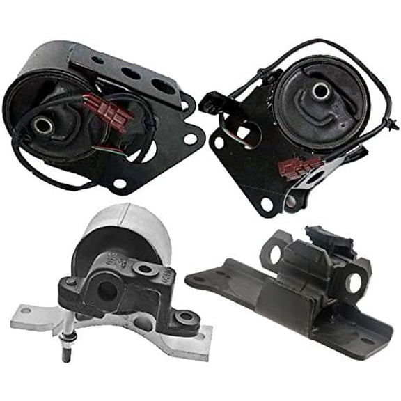 Fits 2007-2008 Nissan Maxima 3.5L Motor & Trans Mount Set 4PCS w/Sensor Wires
