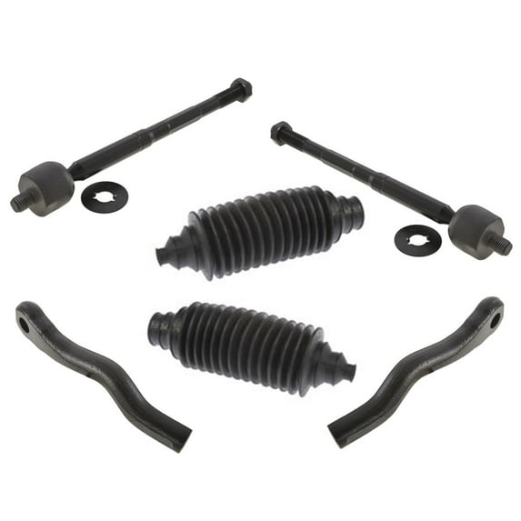 Fits 2007-2011 Lexus GS350 Rear Wheel Drive Steering Tie Rod End 6Pc