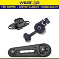 thumbnail image 1 of Fits 2007-2012 Nissan Versa 1.8L Torque Strut Front & Rear & Trans Mount Set 3PCS : A4320, A4318, A4312, 1 of 2