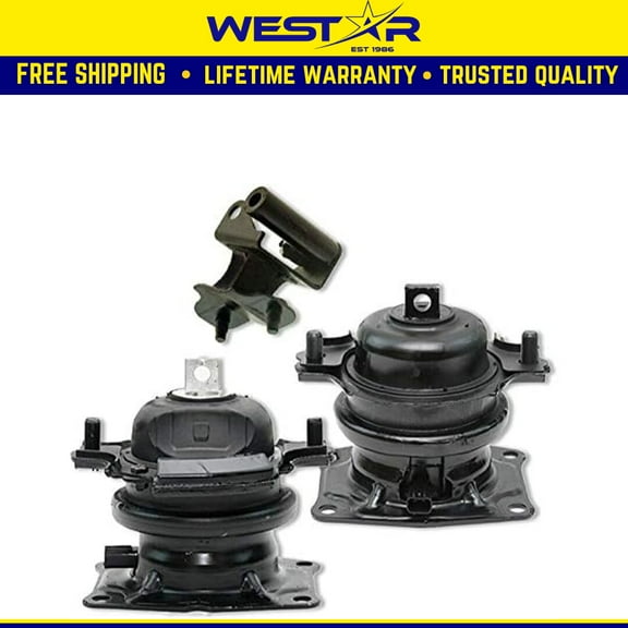 Fits 2007 Honda Odyssey 3.5L i-VTEC AUTO FRT Rear Motor & Rear Trans Mount : A65026EL A4583EL A4557