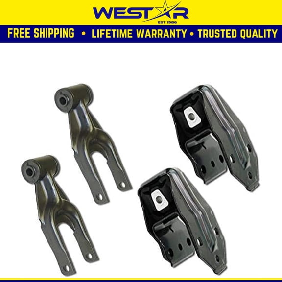 Fits 2008-2009 Buick Allure/LaCrosse 5.3L Bracket & Torque Mount Set 4pcs