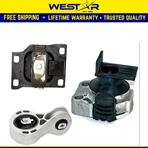 Fits 2008-2011 Ford Focus 2.0L Engine Motor & Trans Mount Set 3pcs AT & MT