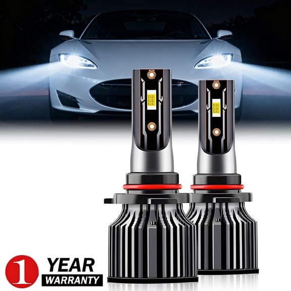 Fits 2008-2011 Tesla Roadster LED Headlights Bulb 9005 HB3 Low Beam Replacement Kit