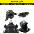 thumbnail image 1 of Fits 2008-2012 Honda Accord 2009-2013 Acura TSX 2.4L MANUAL 2 Motor&2 Trans Mount, 1 of 2