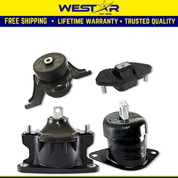 Fits 2008-2012 Honda Accord 2009-2013 Acura TSX 2.4L MANUAL 2 Motor&2 Trans Mount