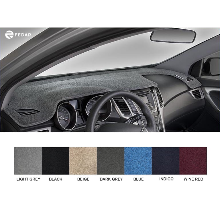Black Dashboard Dash Mat Cover For Honda Accord 2018-2019 – Left-Hand Drive Only, Sun Protector Pad
